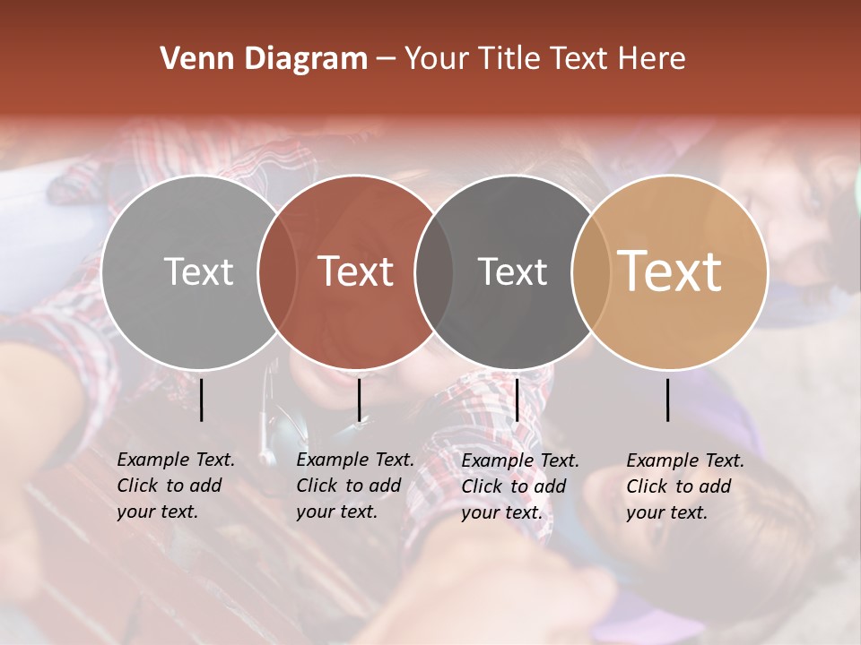 Casual Teen Happy PowerPoint Template