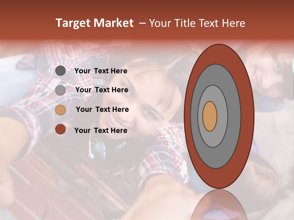 Casual Teen Happy PowerPoint Template