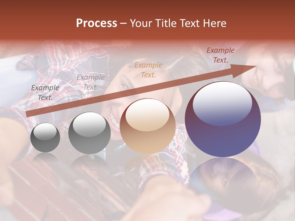 Casual Teen Happy PowerPoint Template