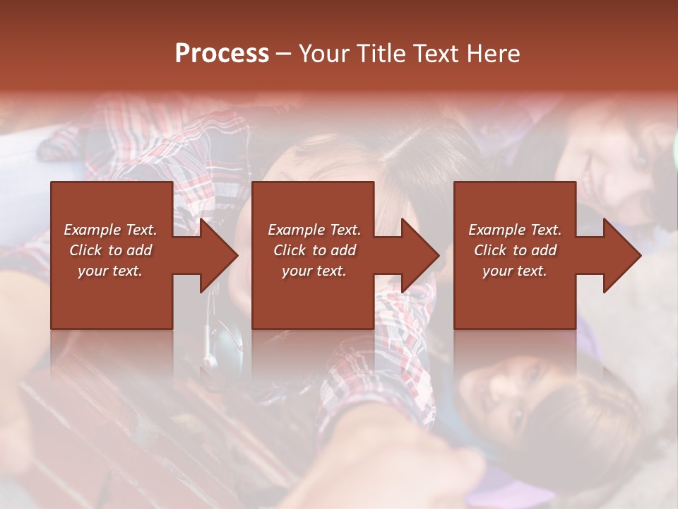 Casual Teen Happy PowerPoint Template