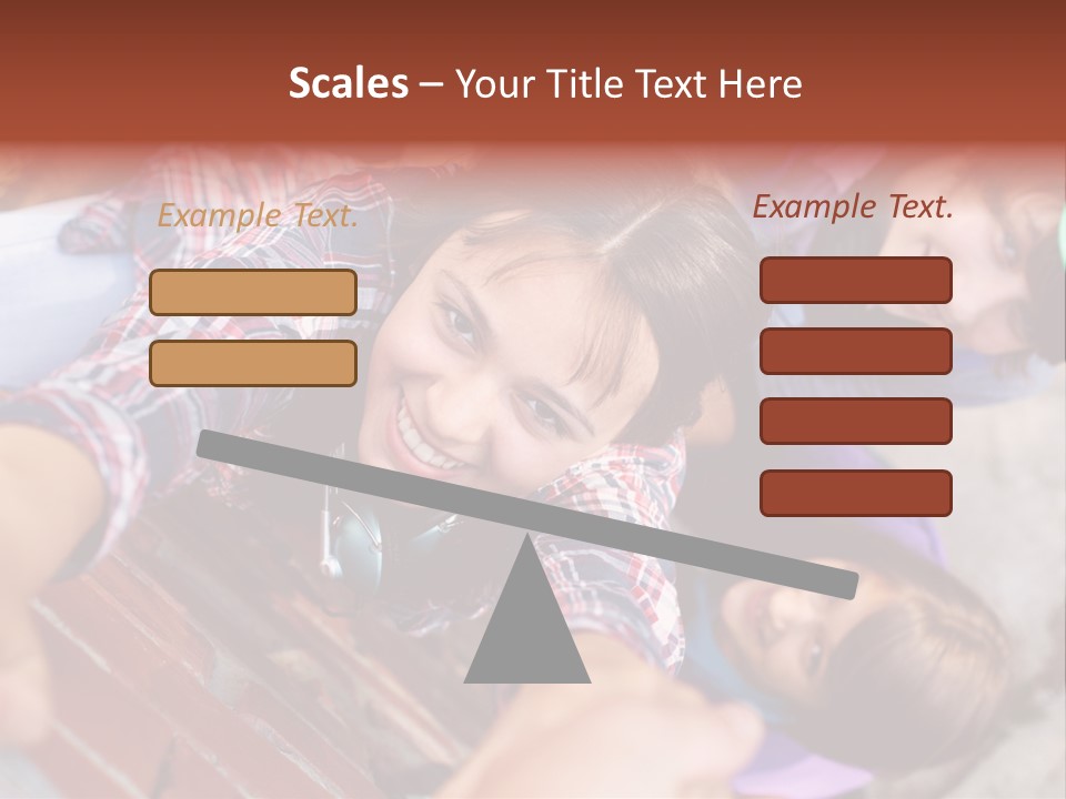 Casual Teen Happy PowerPoint Template