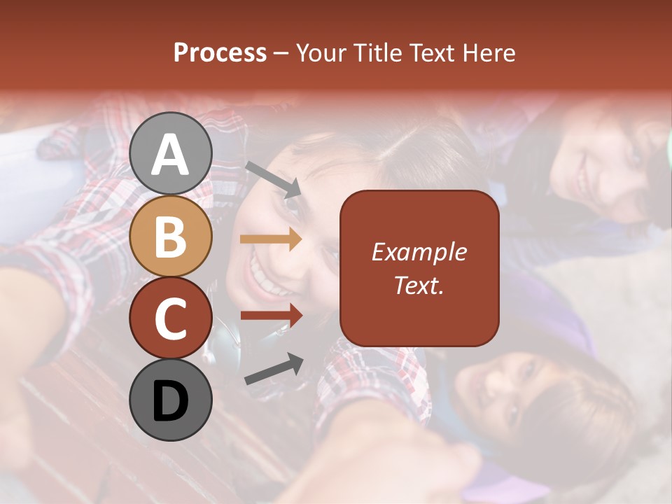 Casual Teen Happy PowerPoint Template