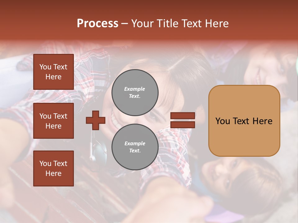 Casual Teen Happy PowerPoint Template