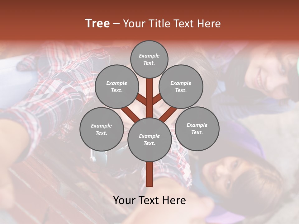 Casual Teen Happy PowerPoint Template