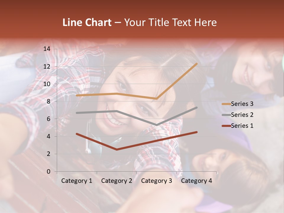 Casual Teen Happy PowerPoint Template