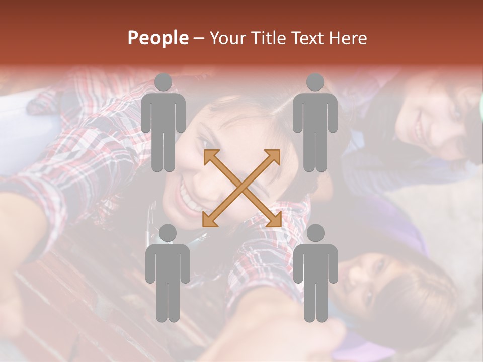 Casual Teen Happy PowerPoint Template