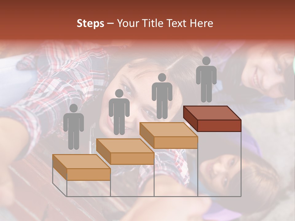 Casual Teen Happy PowerPoint Template