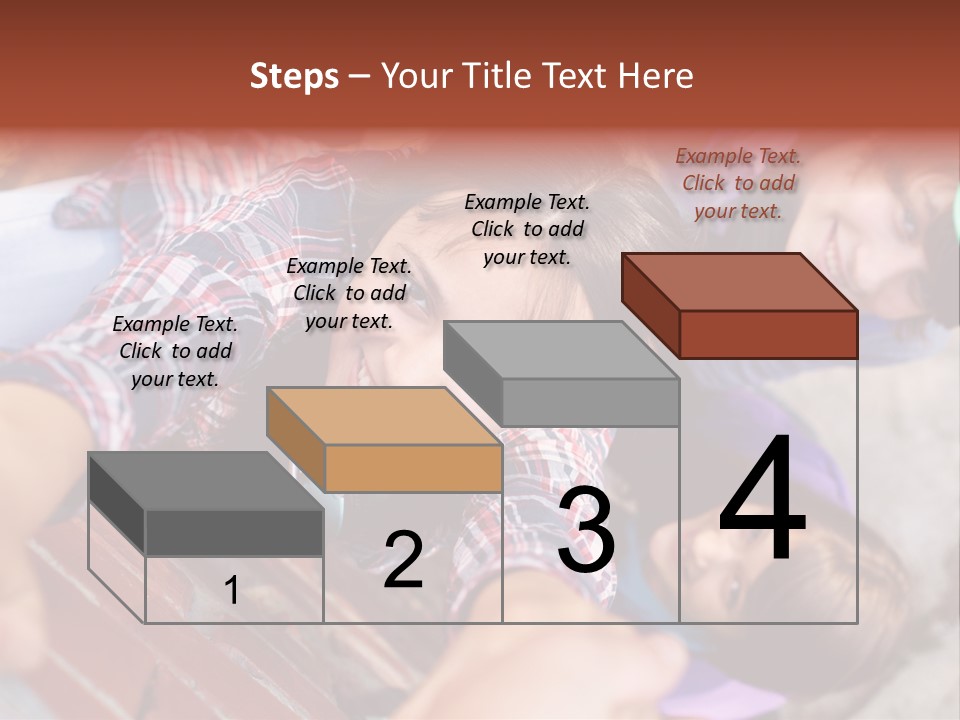 Casual Teen Happy PowerPoint Template