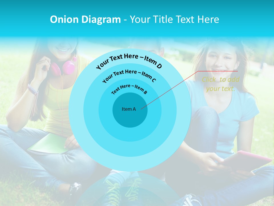 Summer Handsome Togetherness PowerPoint Template