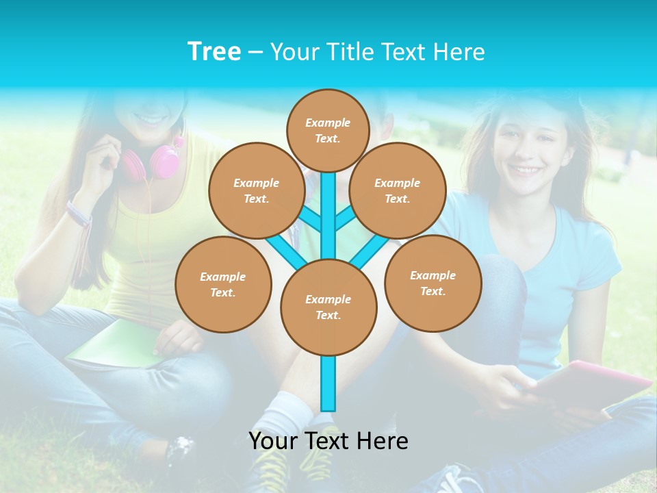 Summer Handsome Togetherness PowerPoint Template