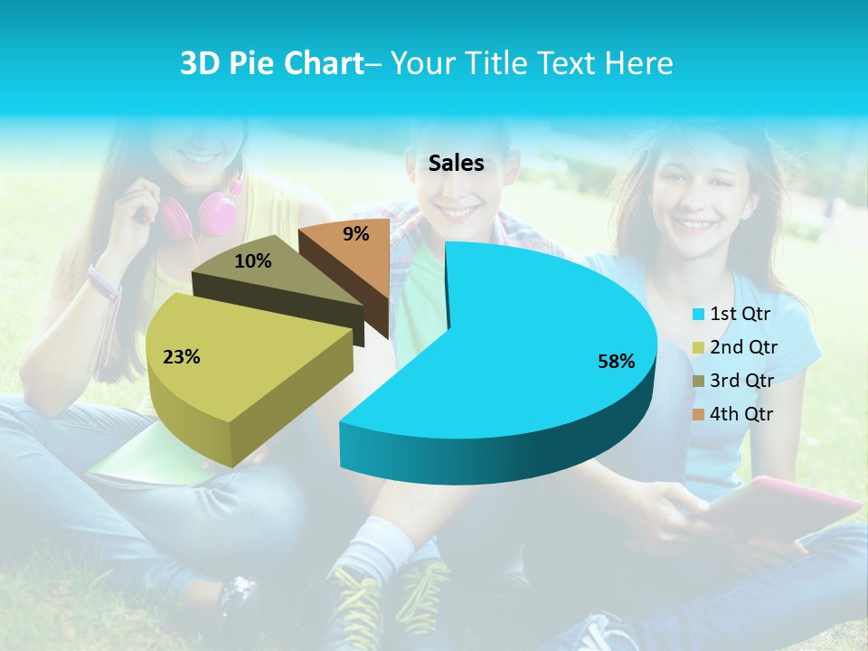 Summer Handsome Togetherness PowerPoint Template