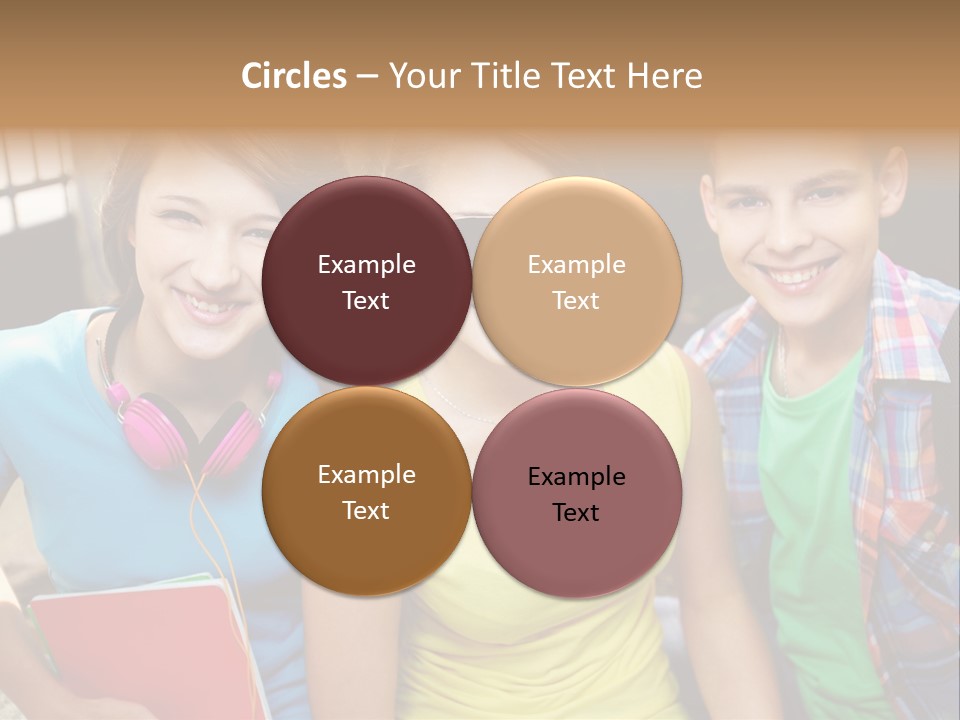 Boy Students Cute PowerPoint Template