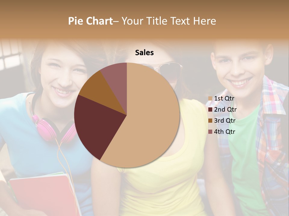 Boy Students Cute PowerPoint Template