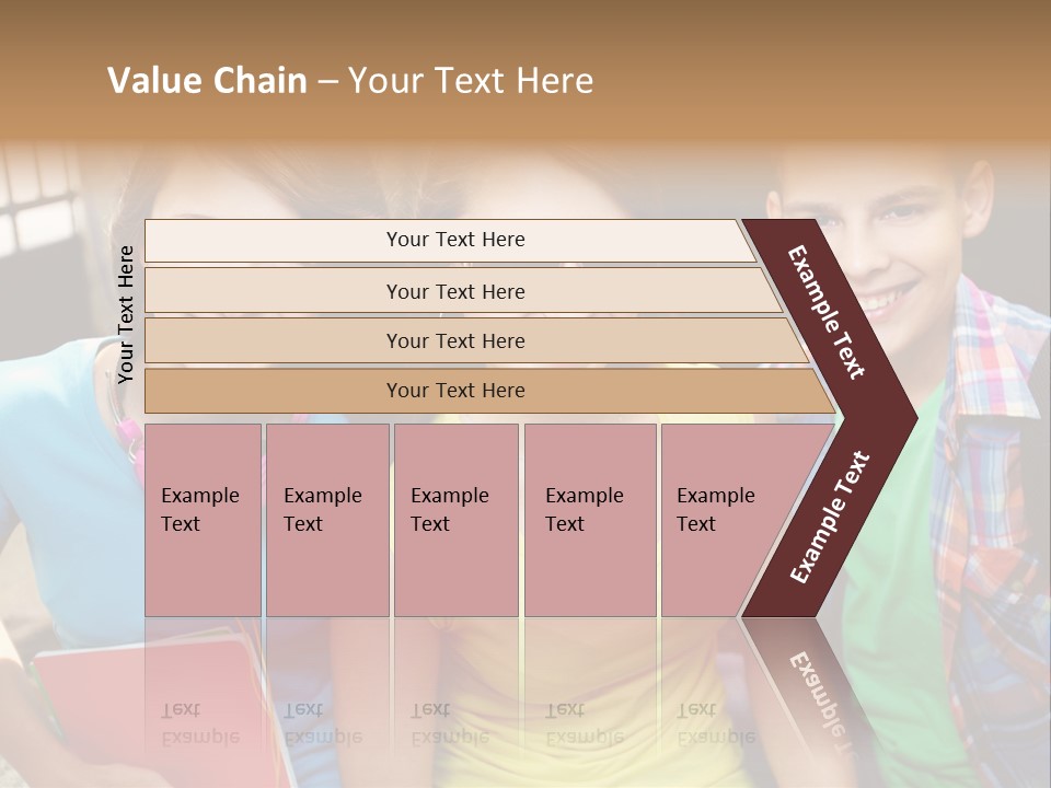 Boy Students Cute PowerPoint Template