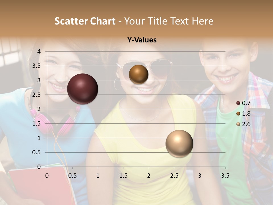 Boy Students Cute PowerPoint Template