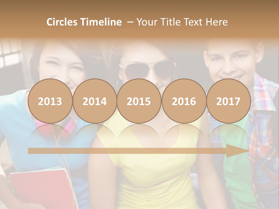 Boy Students Cute PowerPoint Template