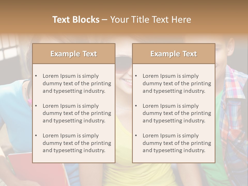 Boy Students Cute PowerPoint Template
