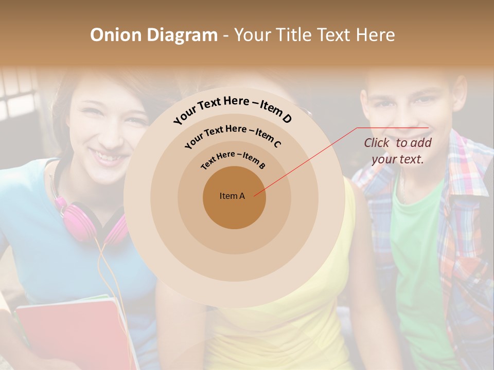 Boy Students Cute PowerPoint Template