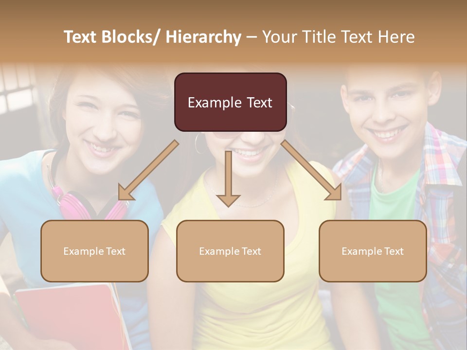 Boy Students Cute PowerPoint Template
