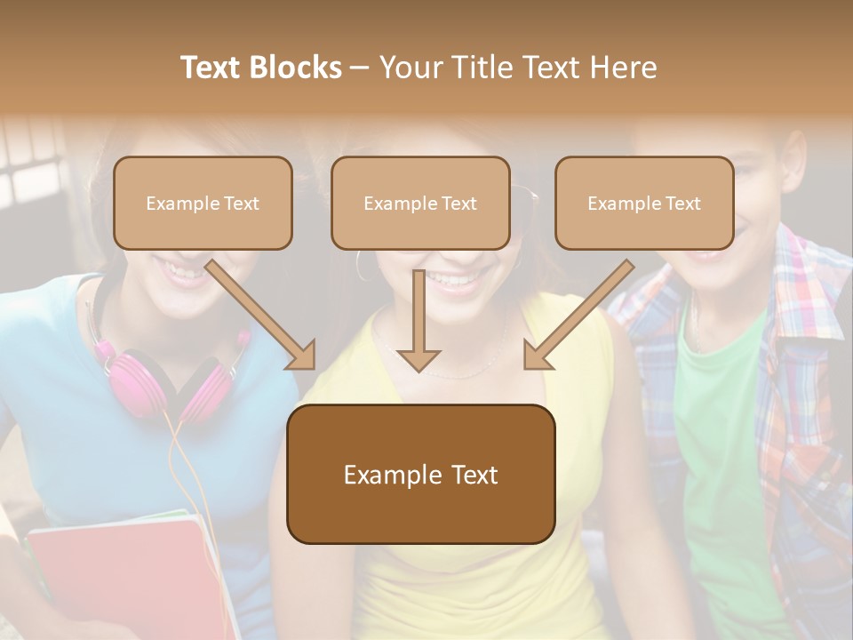 Boy Students Cute PowerPoint Template