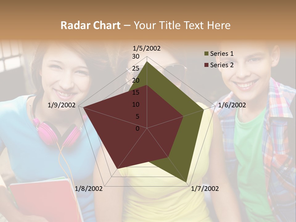 Boy Students Cute PowerPoint Template