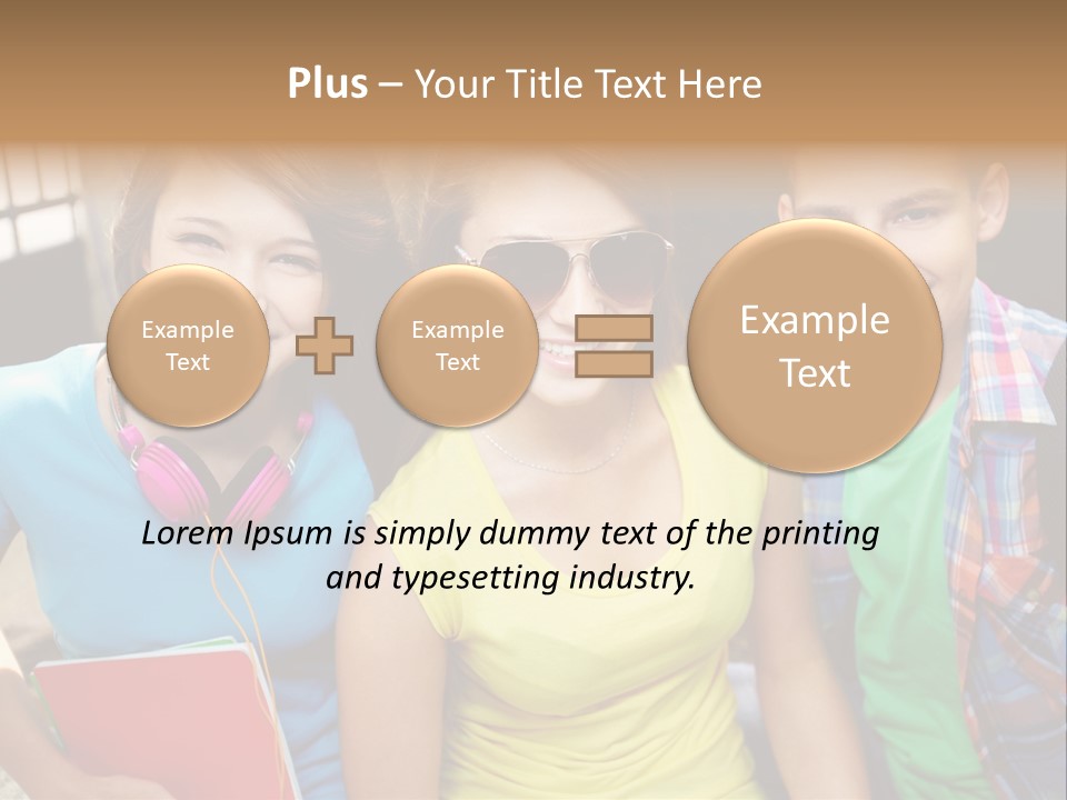 Boy Students Cute PowerPoint Template