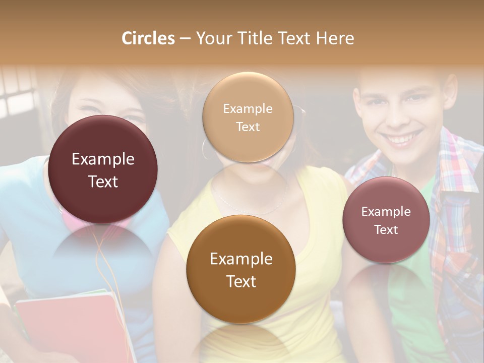 Boy Students Cute PowerPoint Template