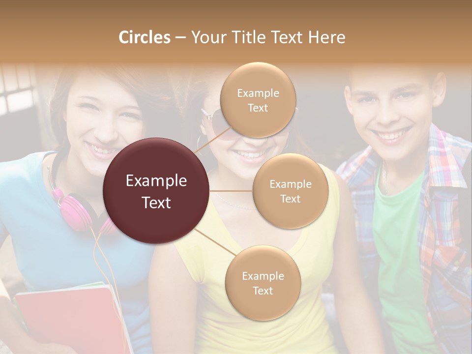 Boy Students Cute PowerPoint Template