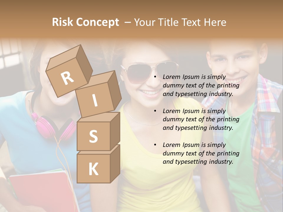 Boy Students Cute PowerPoint Template