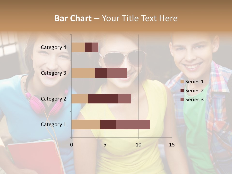 Boy Students Cute PowerPoint Template