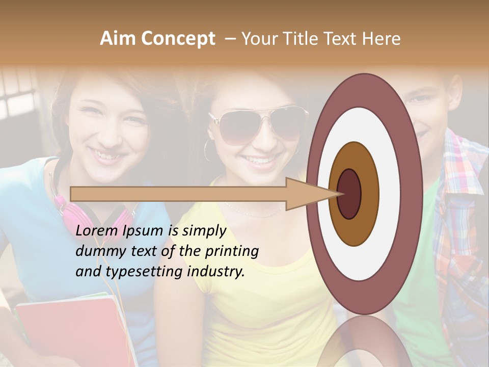 Boy Students Cute PowerPoint Template