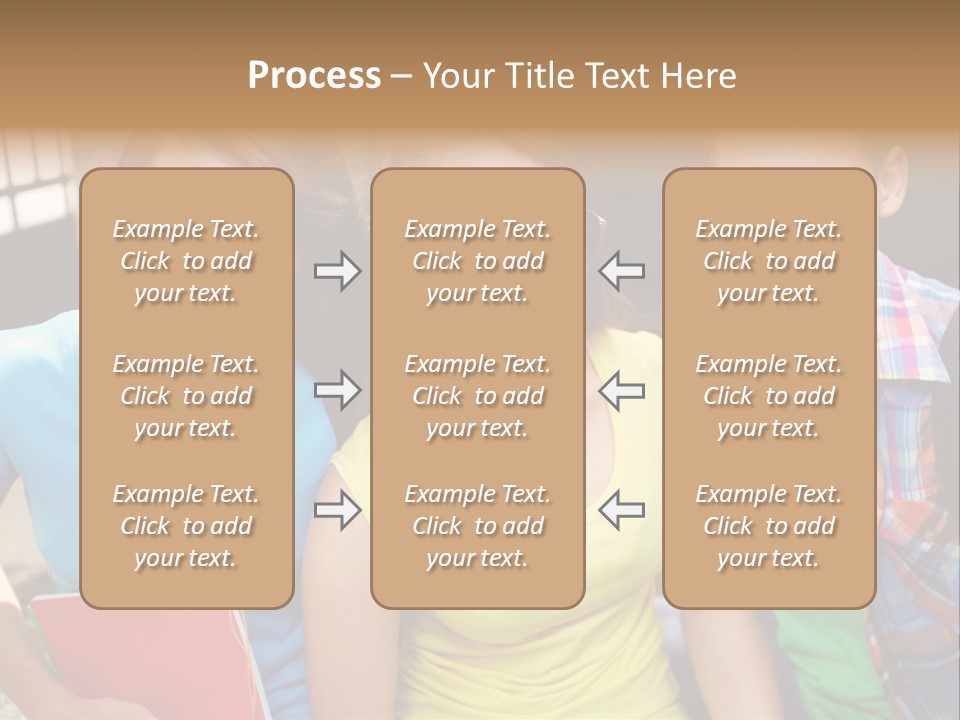 Boy Students Cute PowerPoint Template