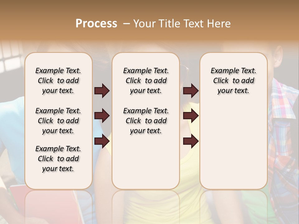 Boy Students Cute PowerPoint Template