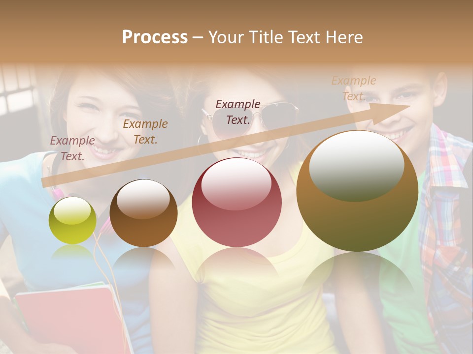 Boy Students Cute PowerPoint Template