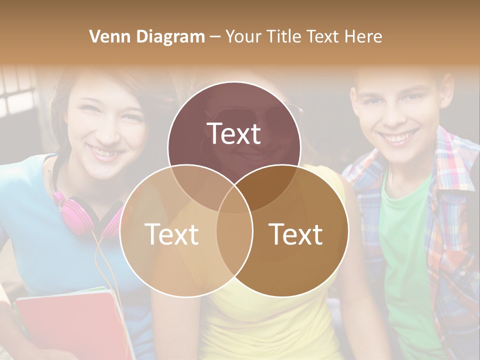 Boy Students Cute PowerPoint Template