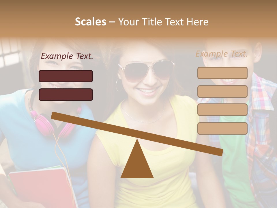 Boy Students Cute PowerPoint Template