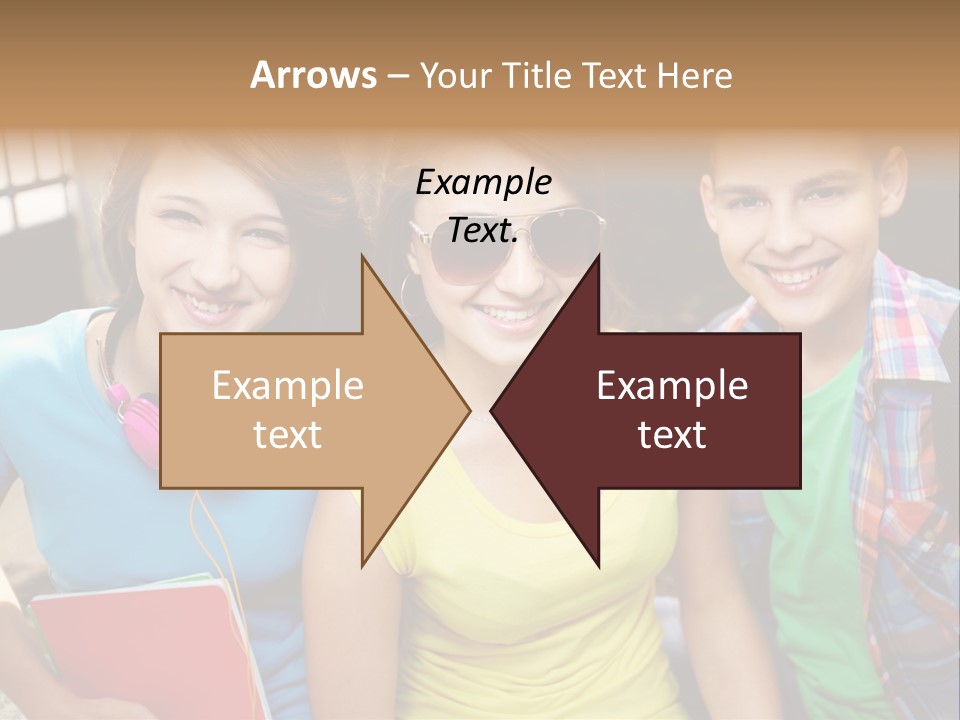 Boy Students Cute PowerPoint Template