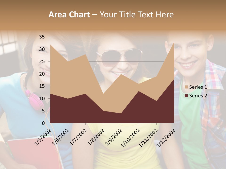 Boy Students Cute PowerPoint Template