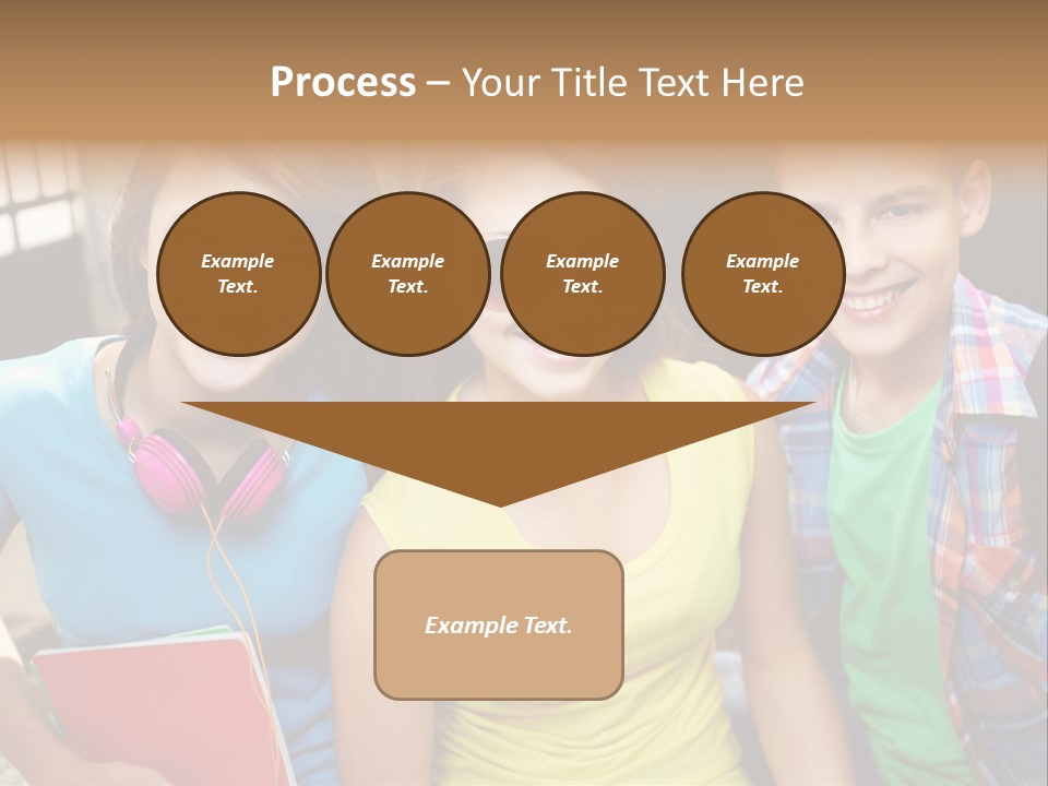 Boy Students Cute PowerPoint Template