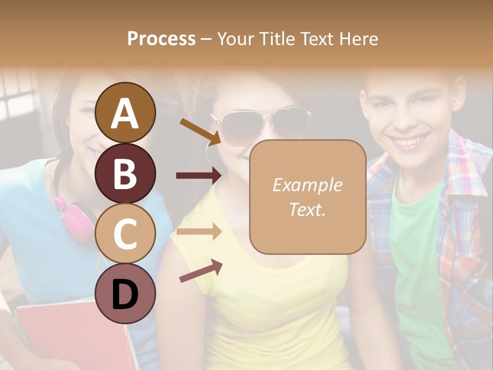 Boy Students Cute PowerPoint Template