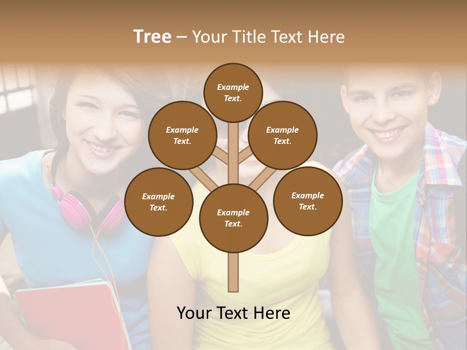 Boy Students Cute PowerPoint Template