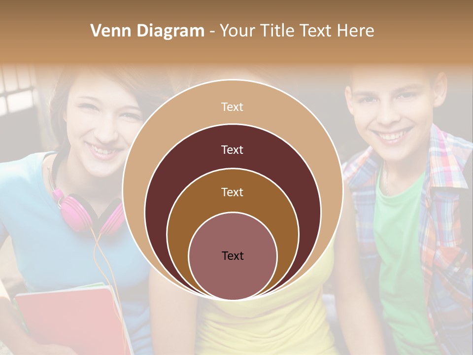 Boy Students Cute PowerPoint Template