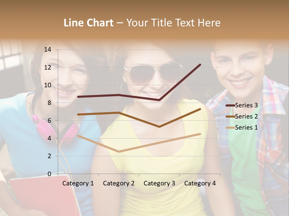 Boy Students Cute PowerPoint Template
