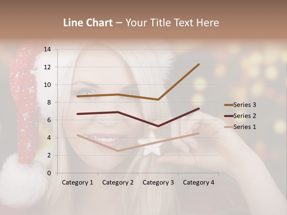 Blond Christmas Heiterkeit PowerPoint Template