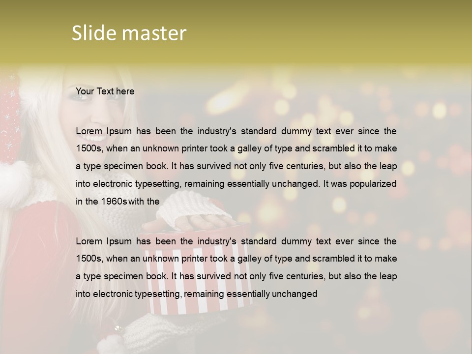 Christmas Heilig Abend Sch PowerPoint Template