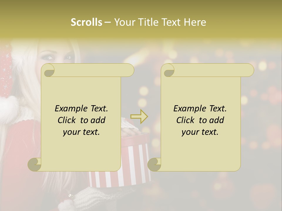 Christmas Heilig Abend Sch PowerPoint Template