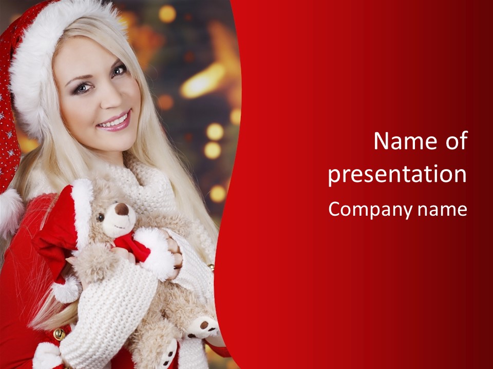 Advent Sch Junge PowerPoint Template