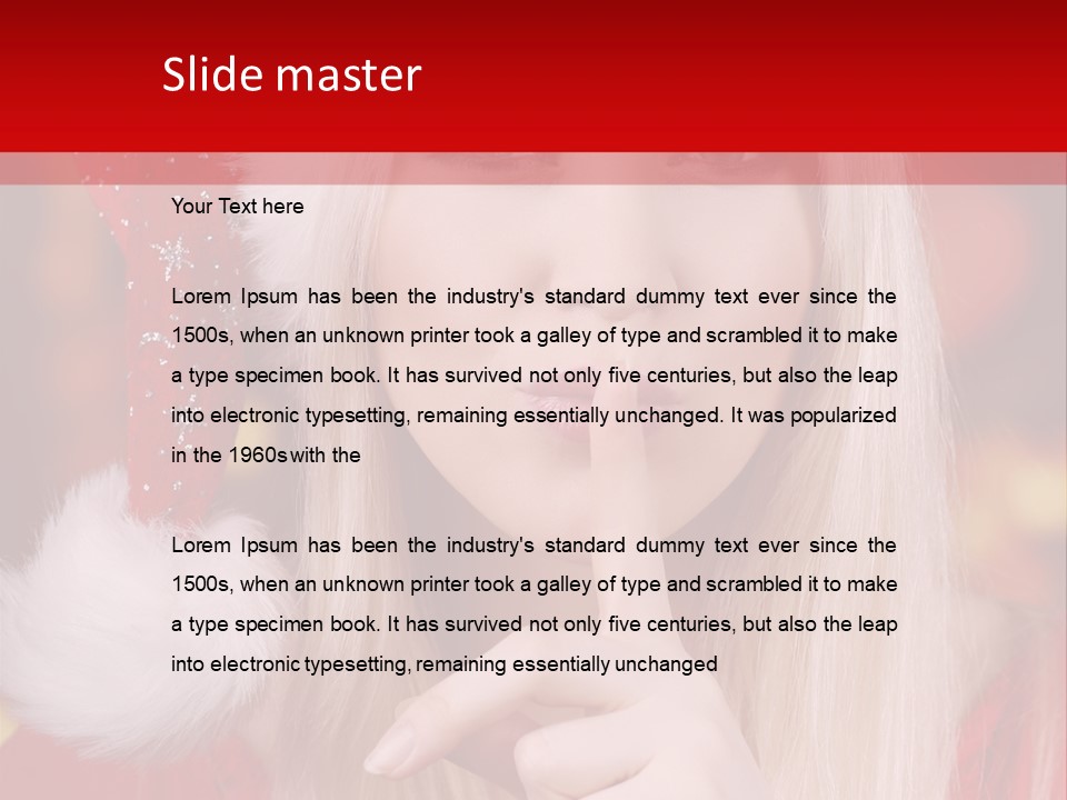 Merry Christmas Attraktive Nichts Verraten PowerPoint Template