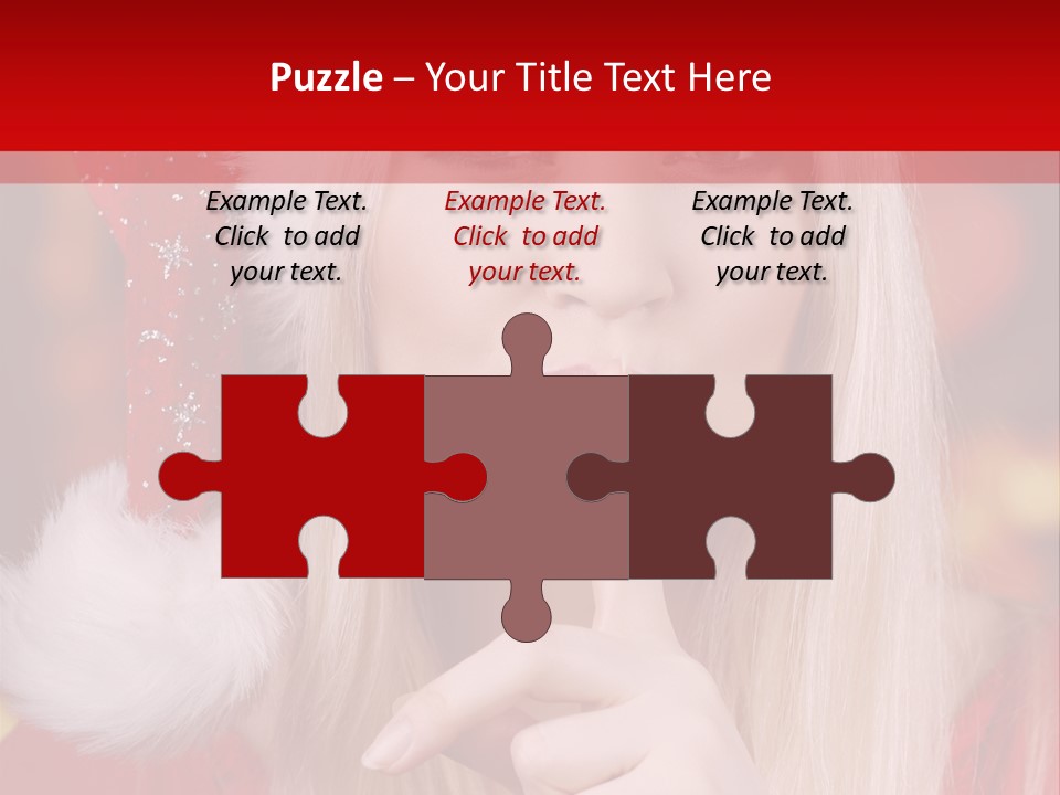 Merry Christmas Attraktive Nichts Verraten PowerPoint Template