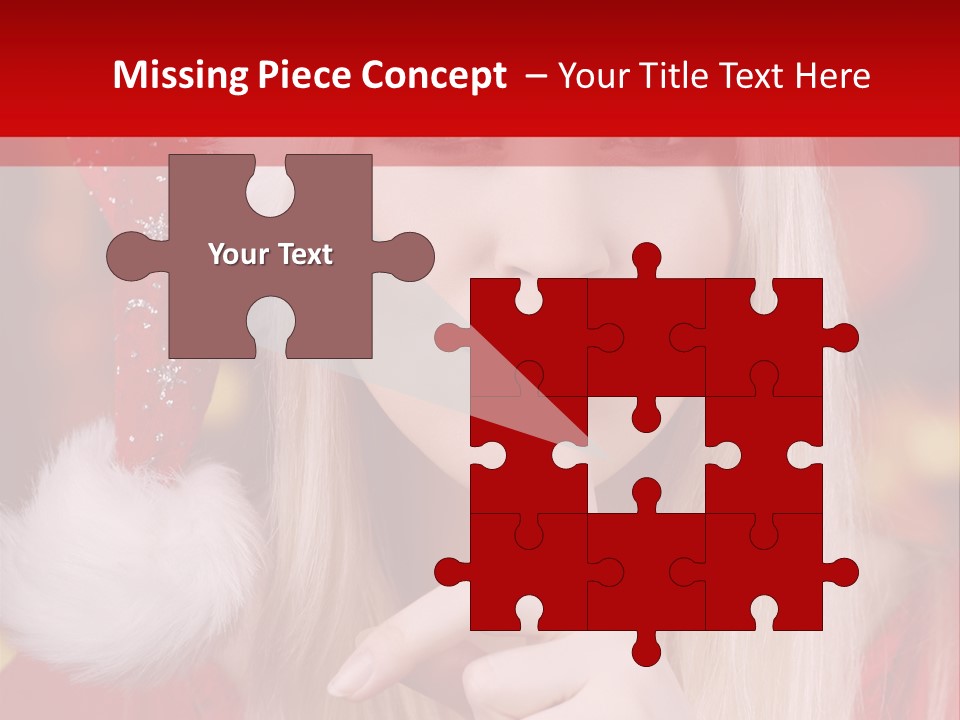 Merry Christmas Attraktive Nichts Verraten PowerPoint Template